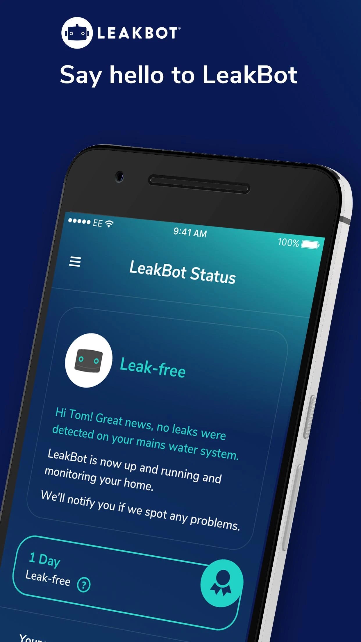 LeakBot leak detection device